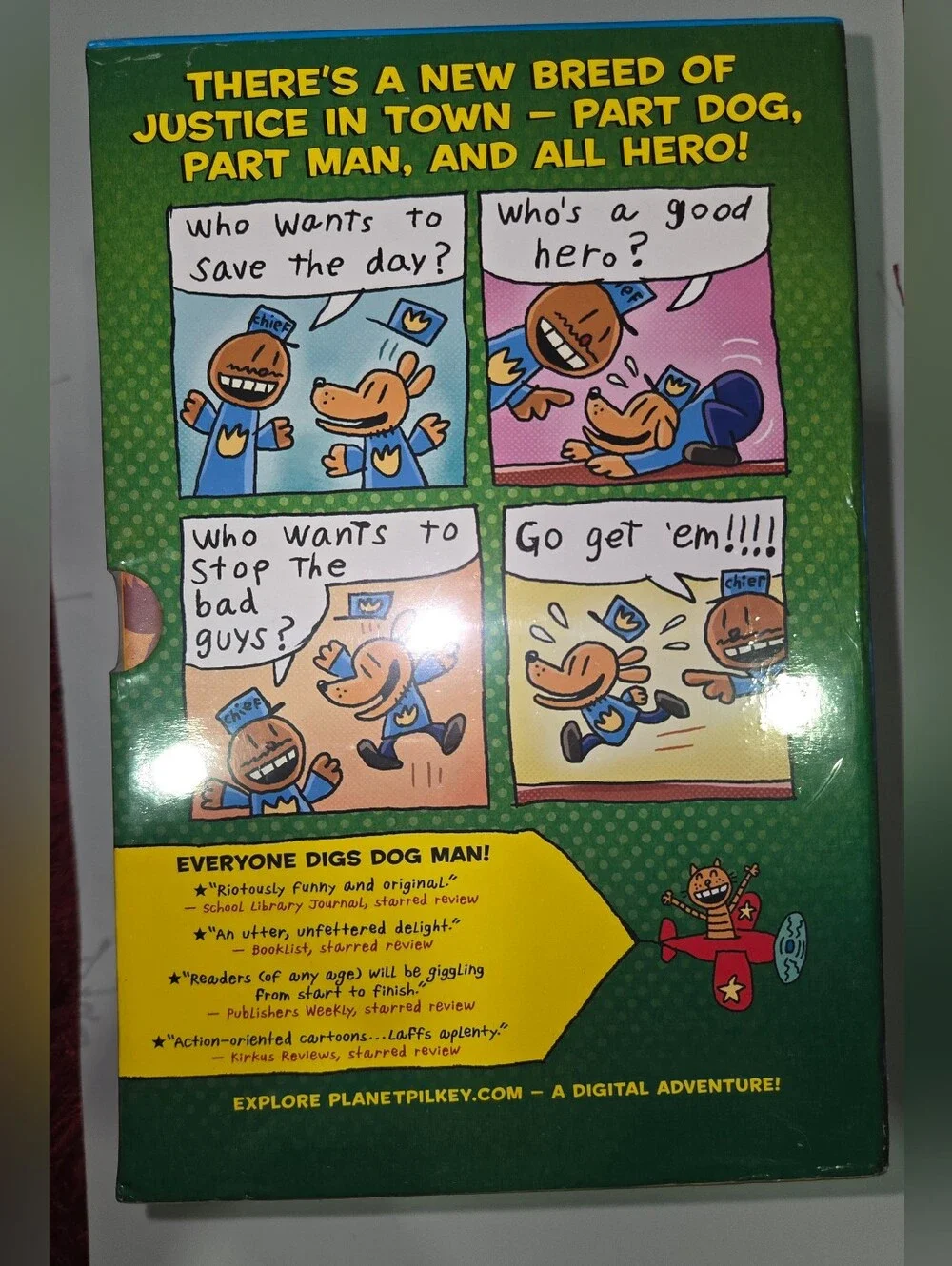 DOG MAN Supa Epic Collection (#1-6 Box Set) by Dav Pilkey Hardcover ~ SEALED!